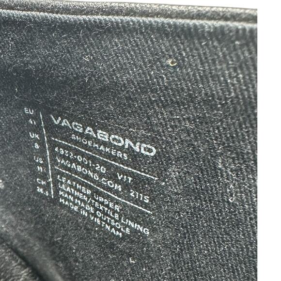 Vagabond Erin Leather Slide Sandals Chunky Platform Black Size 41‎ US 11 - Picture 13 of 13